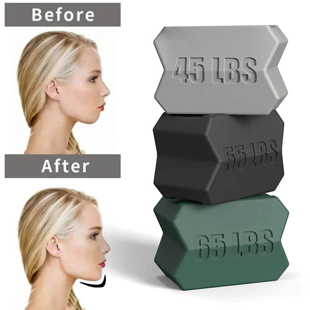 Jawline Exerciser Balls (2 PCS) - Facial Jaw Muscle Toner, Jawline Gum Trainer for Face, Chin, Cheek Lifting, and Double Chin Eliminator