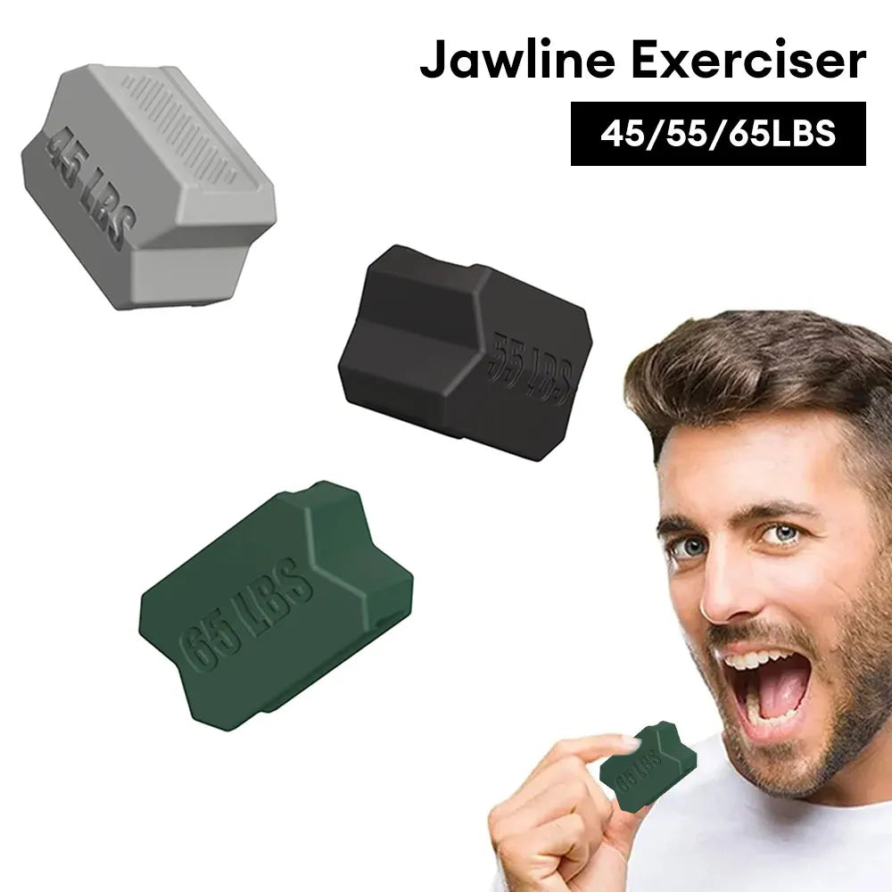 Jawline Exerciser Balls (2 PCS) - Facial Jaw Muscle Toner, Jawline Gum Trainer for Face, Chin, Cheek Lifting, and Double Chin Eliminator