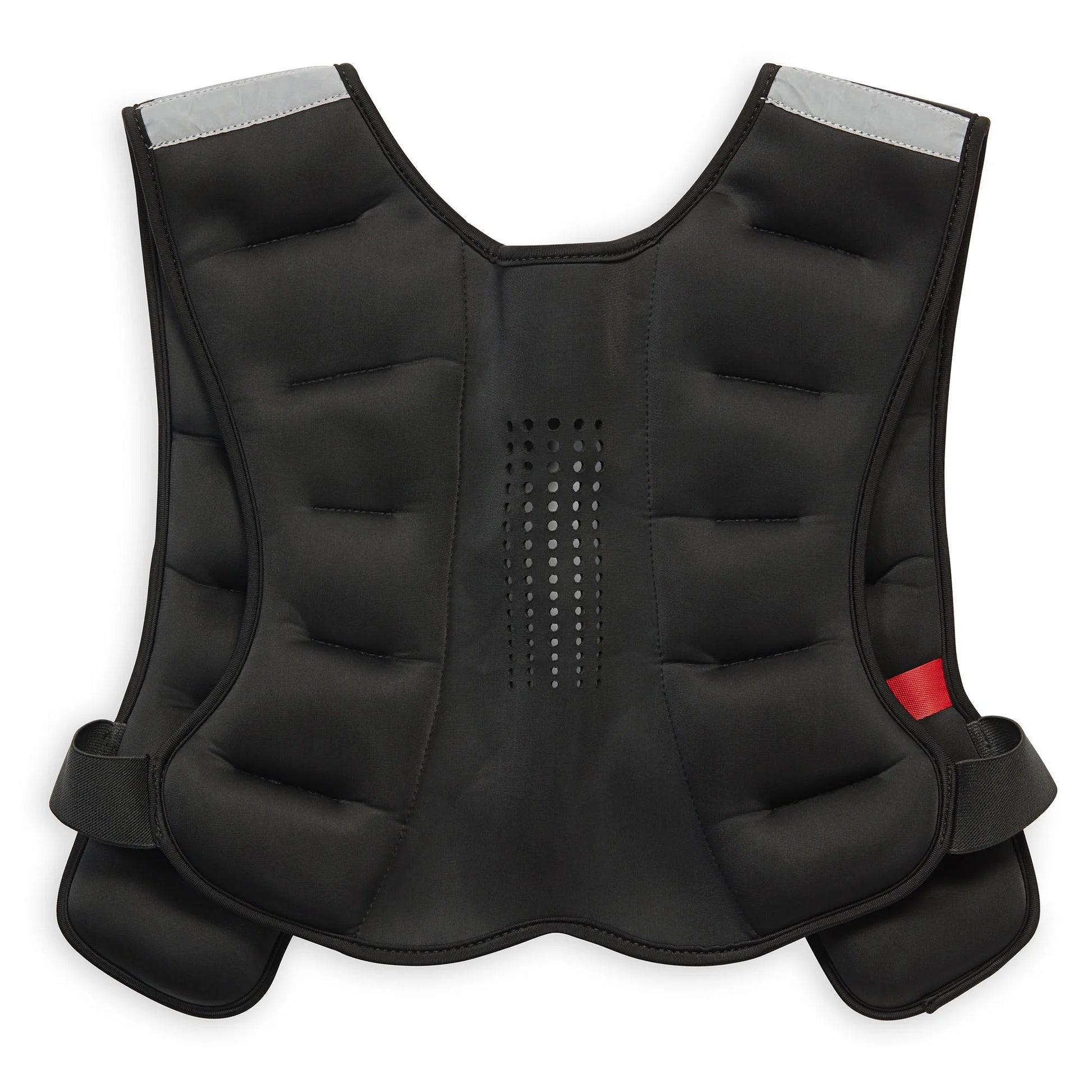 Reebok Weighted Vest 12lb - Adjustable, Breathable, Sweat-Resistant, Reflective Design for Total Body Strength & Progressive Training